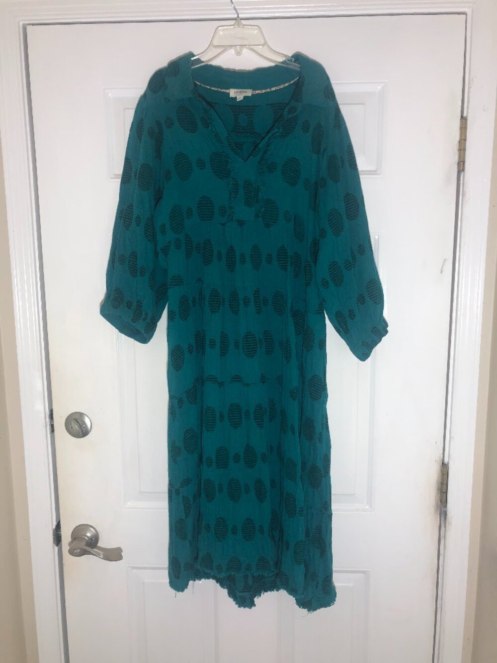 Umgee Vibrant Boho Versatile Midi Dress With Dots L